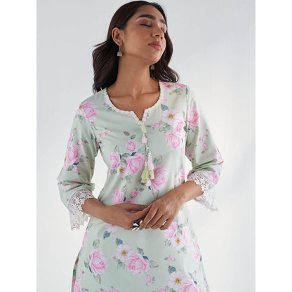 Roze Huma Kurta