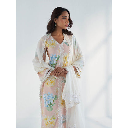 Roze Arfa Kurta with Pant & Dupatta (Set of 3)