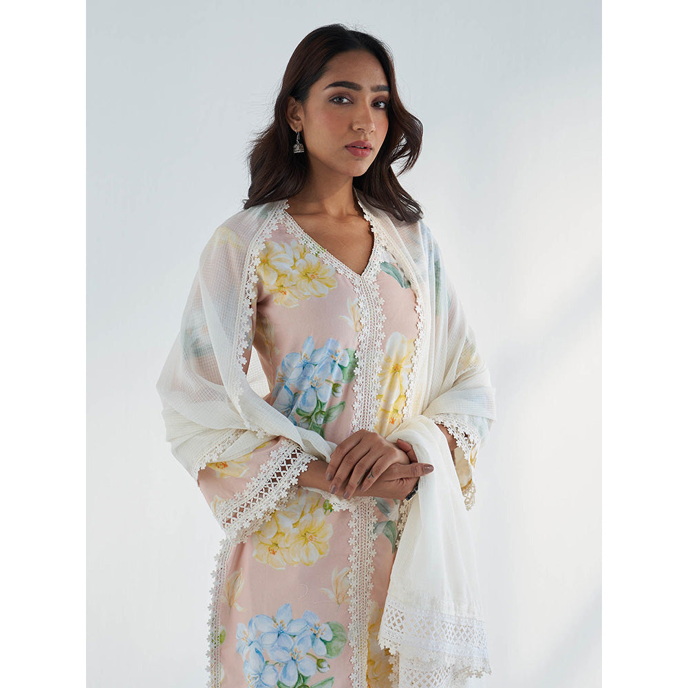 Roze Arfa Kurta with Pant & Dupatta (Set of 3)