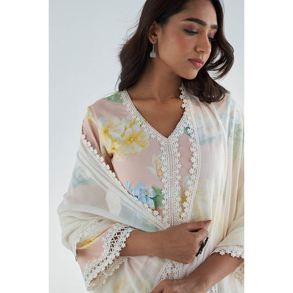 Roze Arfa Kurta with Pant & Dupatta (Set of 3)