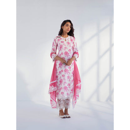 Roze Arah Kurta with Pant & Dupatta (Set of 3)