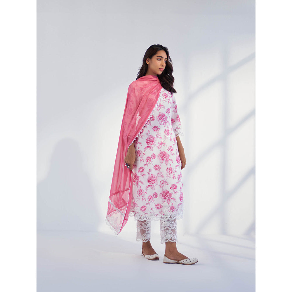 Roze Arah Kurta with Pant & Dupatta (Set of 3)