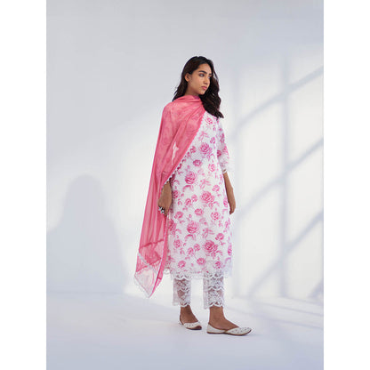 Roze Arah Kurta with Pant & Dupatta (Set of 3)