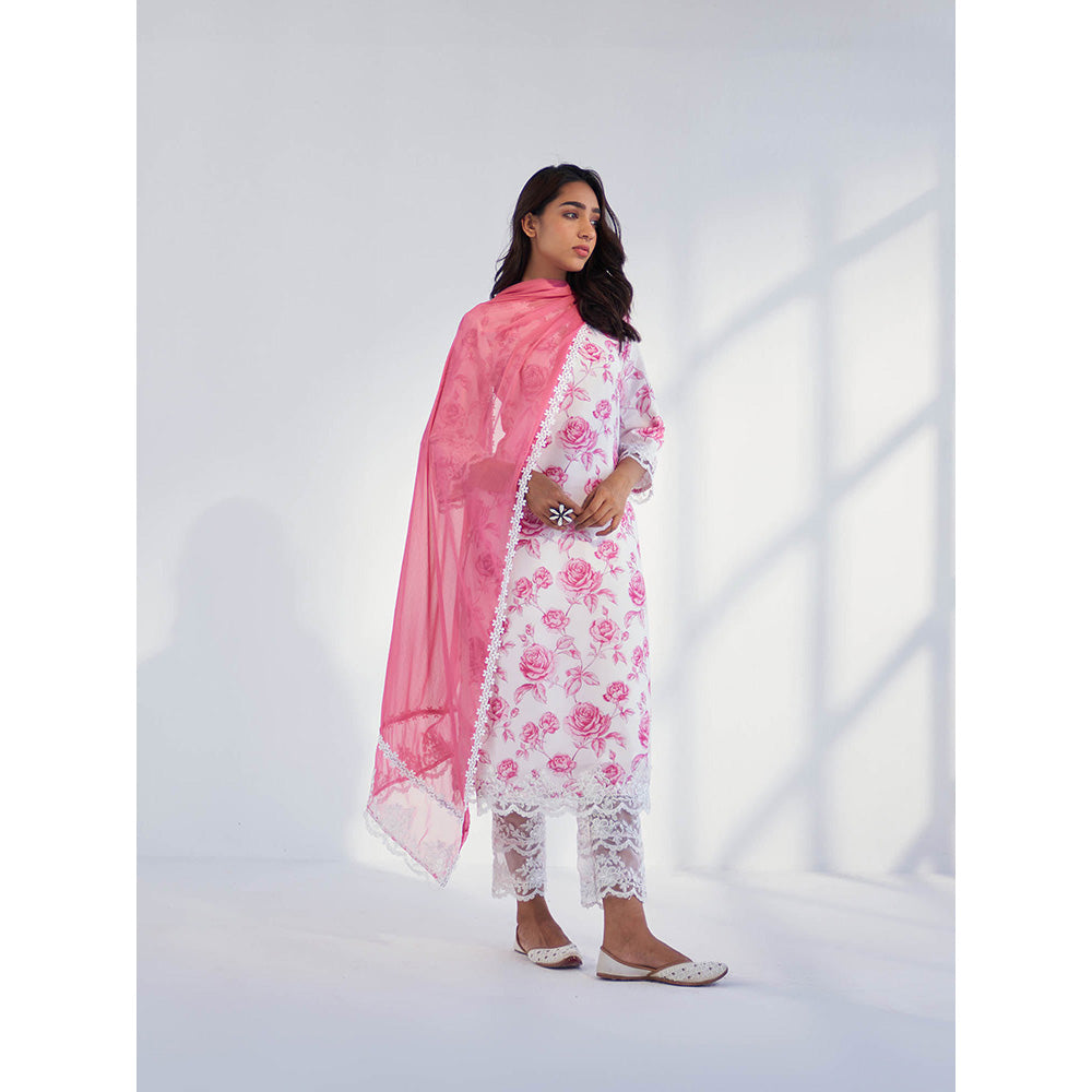 Roze Arah Kurta with Pant & Dupatta (Set of 3)