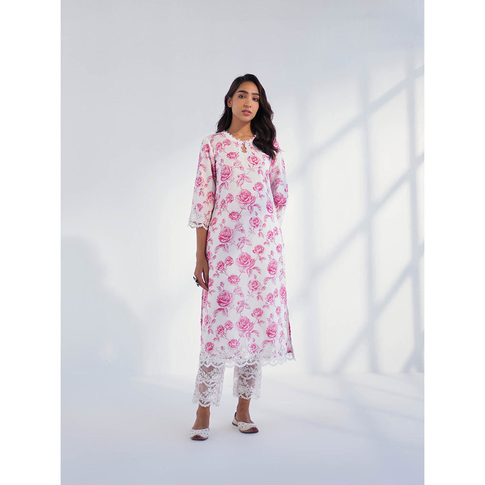 Roze Arah Kurta with Pant & Dupatta (Set of 3)
