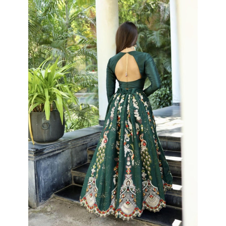 Rozina Green Ghagra Choli (Set of 2)