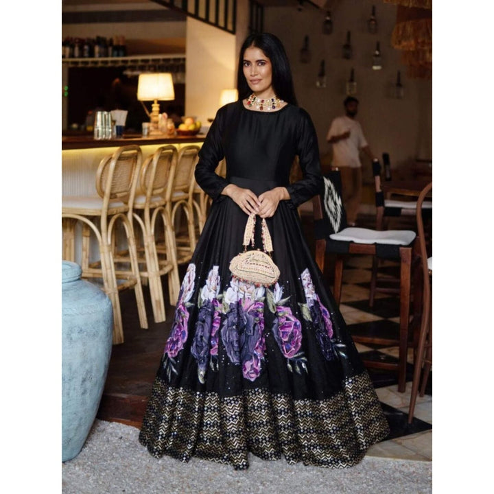 Rozina Black Anarkali