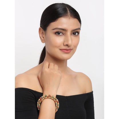 RUBY RAANG STUDIO Ruby Raang Multi Embellished Bangle