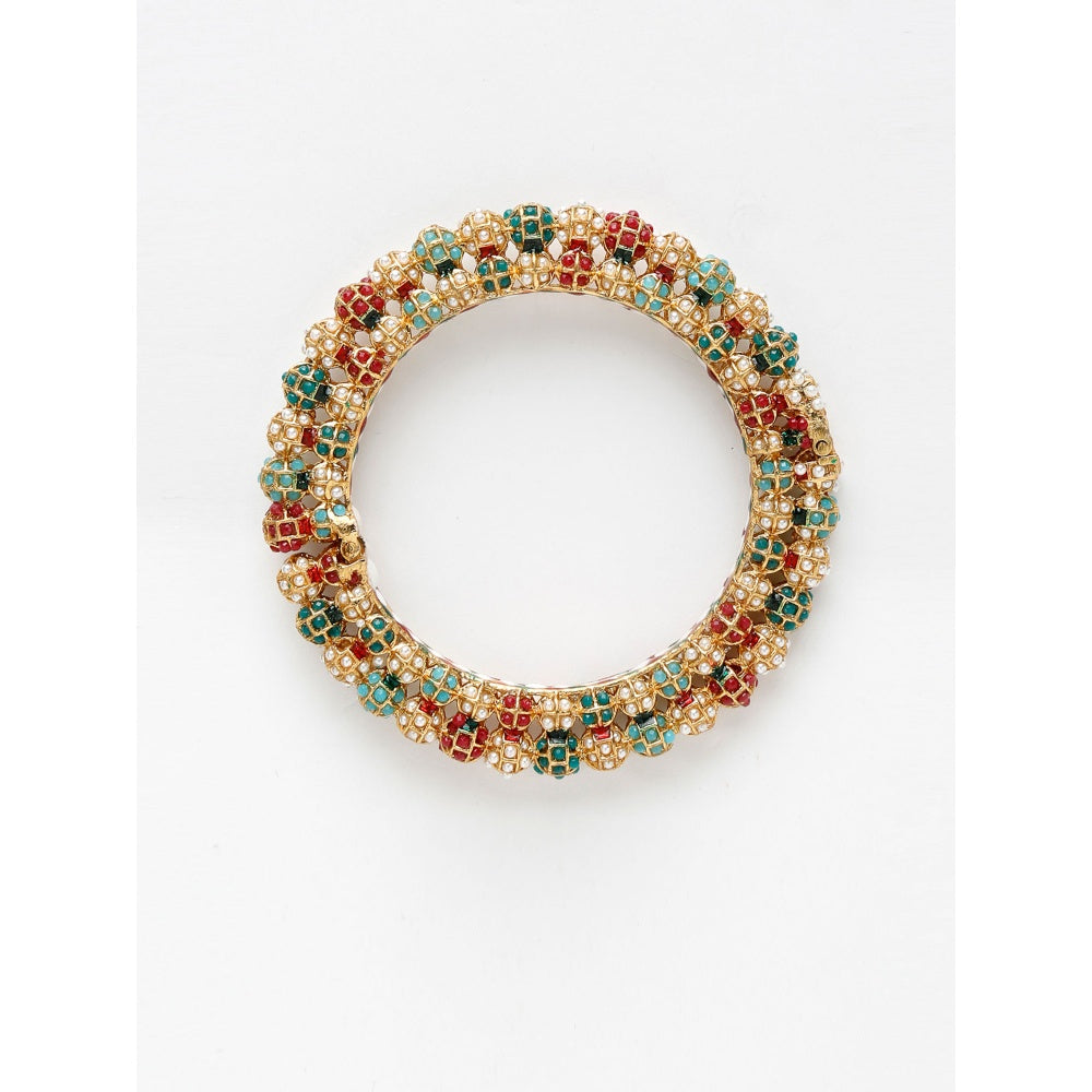 RUBY RAANG STUDIO Ruby Raang Multi Embellished Bangle