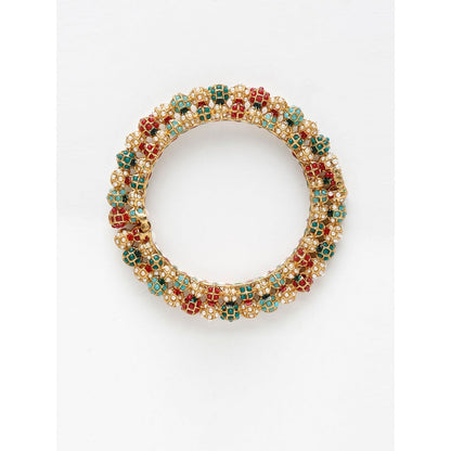 RUBY RAANG STUDIO Ruby Raang Multi Embellished Bangle