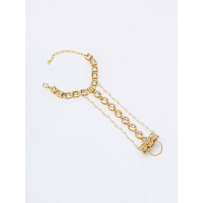 RUBY RAANG STUDIO Ruby Raang Kundan Hand Harness