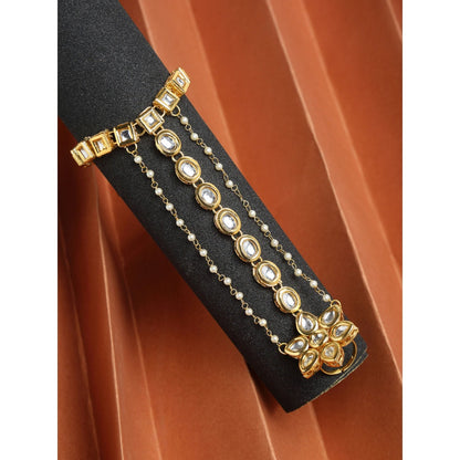 RUBY RAANG STUDIO Ruby Raang Kundan Hand Harness