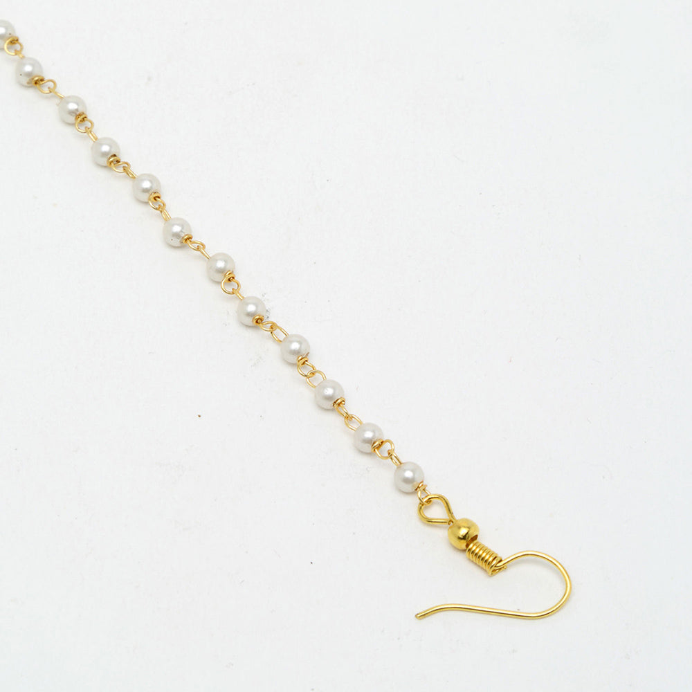 RUBY RAANG STUDIO Ruby Raang Kundan Nose Ring