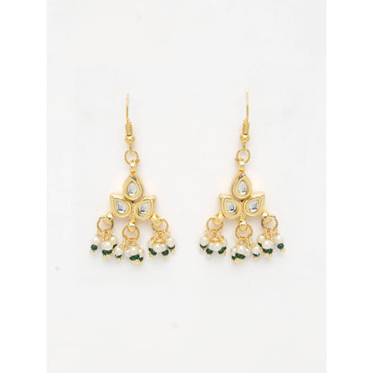 RUBY RAANG STUDIO Ruby Raang Kundan Jhallar Earrings