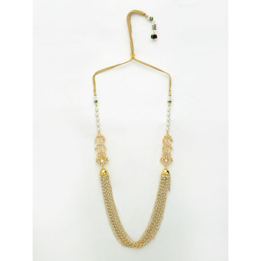 RUBY RAANG STUDIO Ruby Raang Pearl Jhumki Necklace