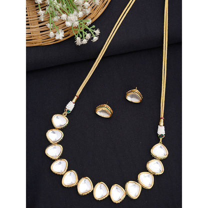 RUBY RAANG STUDIO Ruby Raang Kundan Choker with Kundan Studs