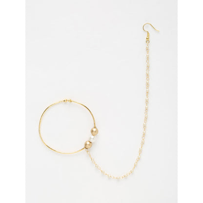 RUBY RAANG STUDIO Gold Stone Nose Ring