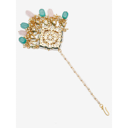 RUBY RAANG STUDIO Dusk Dew Multi Maharani Maang Tikka