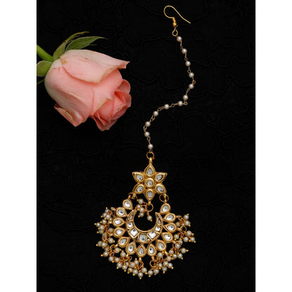 RUBY RAANG STUDIO Dusk Dew Kundan Maang Tikka