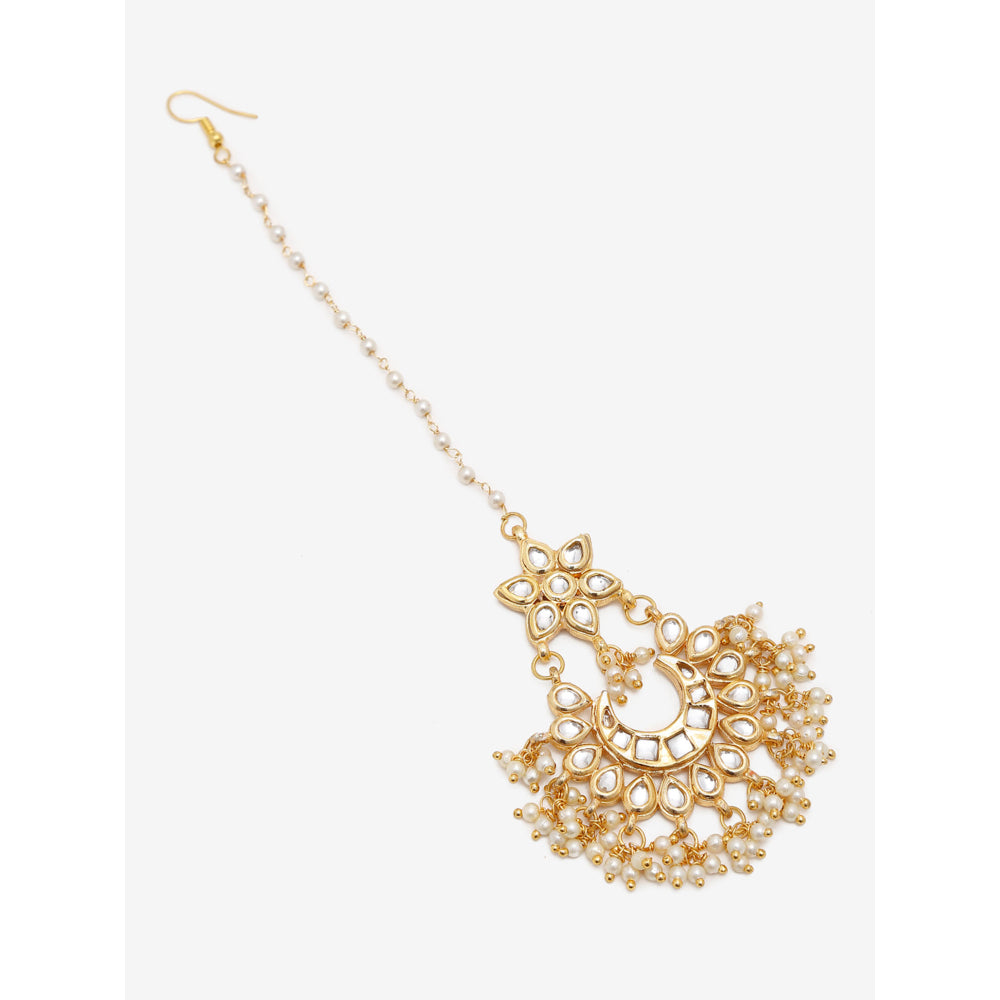 RUBY RAANG STUDIO Dusk Dew Kundan Maang Tikka