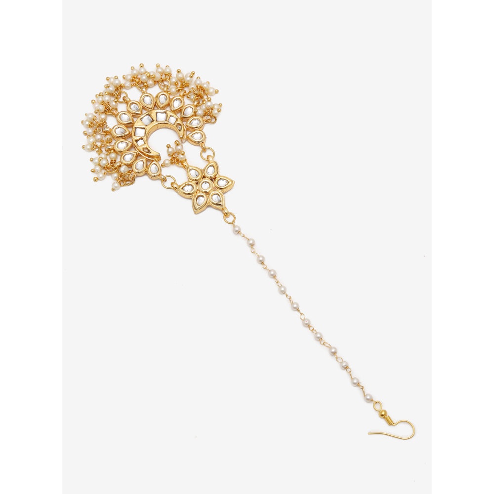 RUBY RAANG STUDIO Dusk Dew Kundan Maang Tikka