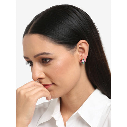 RUBY RAANG STUDIO Dusk Dew Multi Pearl Studs