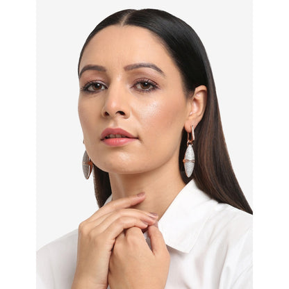RUBY RAANG STUDIO Dusk Dew Rose Gold Earrings