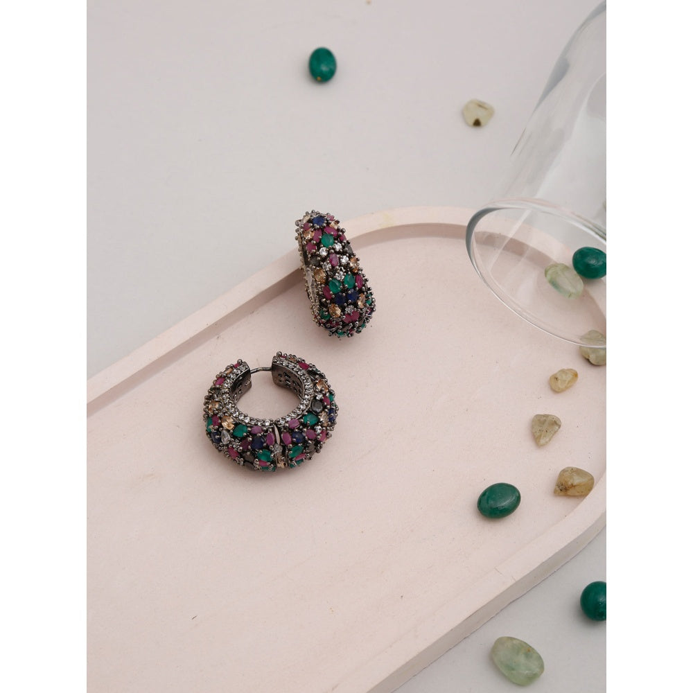 RUBY RAANG STUDIO Dusk Dew Multi Stone Loops