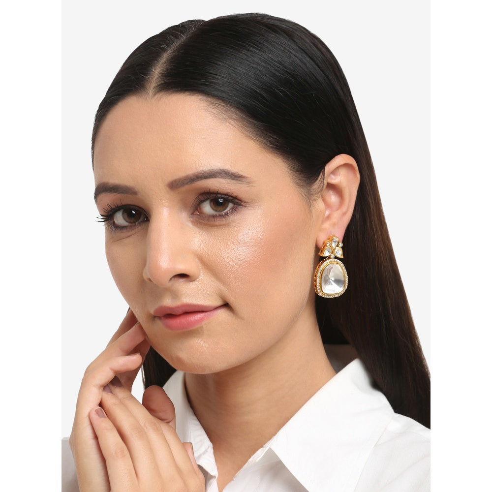 RUBY RAANG STUDIO Dusk Dew Kundan Earrings