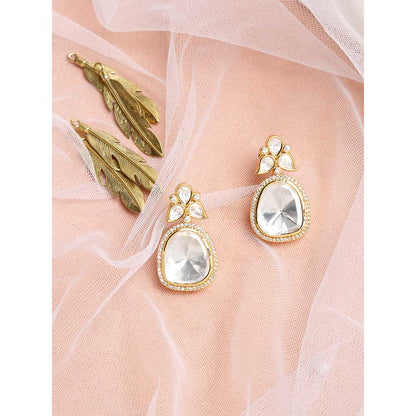 RUBY RAANG STUDIO Dusk Dew Kundan Earrings