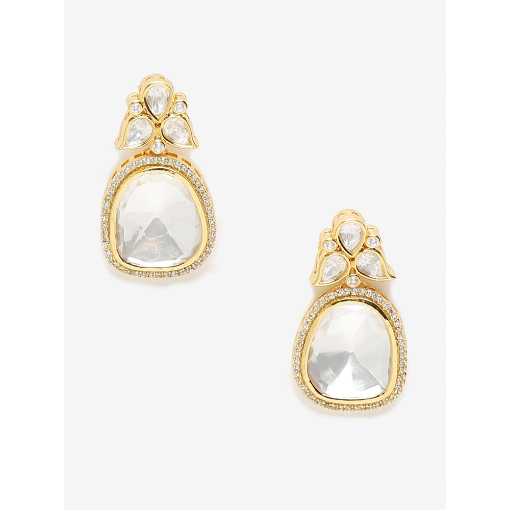 RUBY RAANG STUDIO Dusk Dew Kundan Earrings