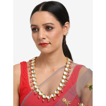 RUBY RAANG STUDIO Dusk Dew Long Kundan Neckpiece
