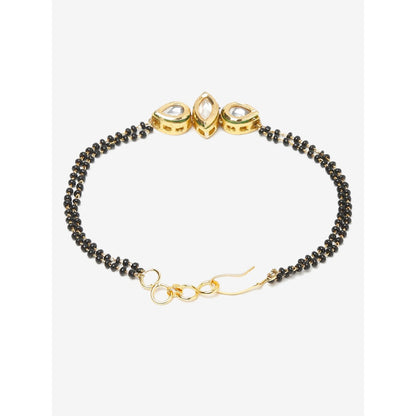 RUBY RAANG STUDIO Dusk Dew Kundan Bracelet Mangalsutra