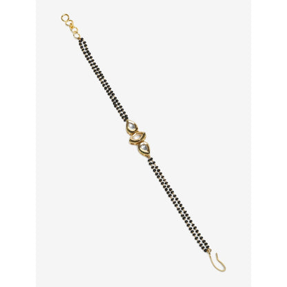 RUBY RAANG STUDIO Dusk Dew Kundan Bracelet Mangalsutra