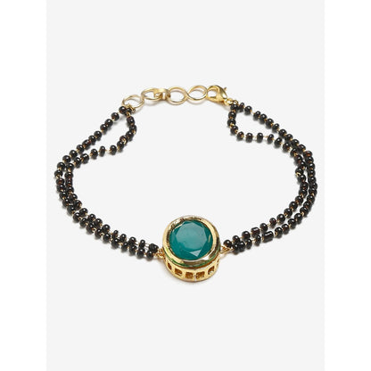 RUBY RAANG STUDIO Dusk Dew Kundan Bracelet Mangalsutra