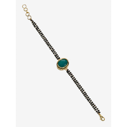 RUBY RAANG STUDIO Dusk Dew Kundan Bracelet Mangalsutra
