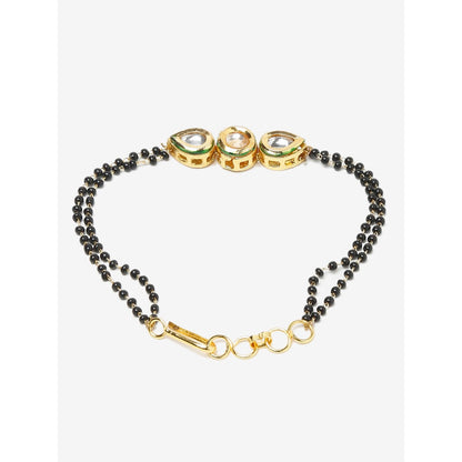 RUBY RAANG STUDIO Dusk Dew Kundan Bracelet Mangalsutra