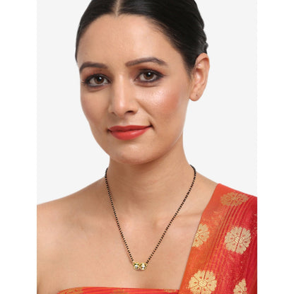 RUBY RAANG STUDIO Dusk Dew Kundan Mangalsutra with Studs