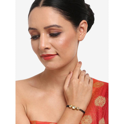 RUBY RAANG STUDIO Dusk Dew Kundan Bracelet Mangalsutra