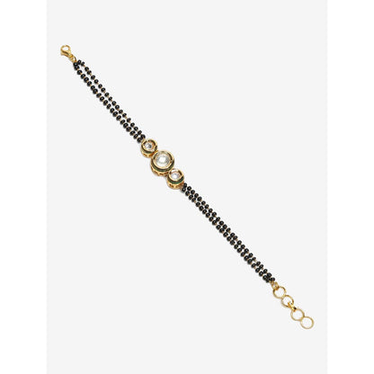 RUBY RAANG STUDIO Dusk Dew Kundan Bracelet Mangalsutra