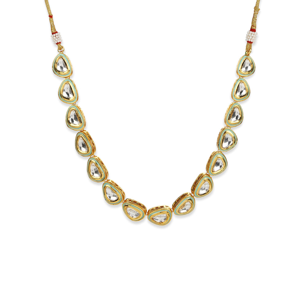 RUBY RAANG STUDIO Nai Fiza Handcrafted Kundan Choker