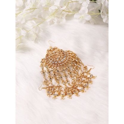 Ruby Raang Studio Maharani Kundan Jhoomar