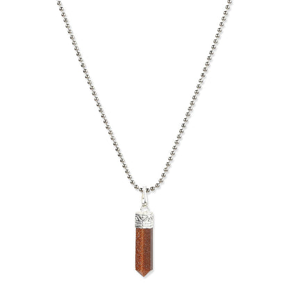 Ruby Raang Studio Brown Silver Plated Handcrafted Necklace