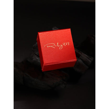 Ruby Raang Studio White Gold Plated Handcrafted Necklace