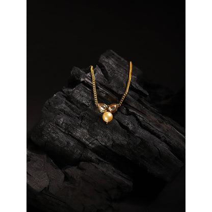 Ruby Raang Studio Gold Plated Kundan Necklace