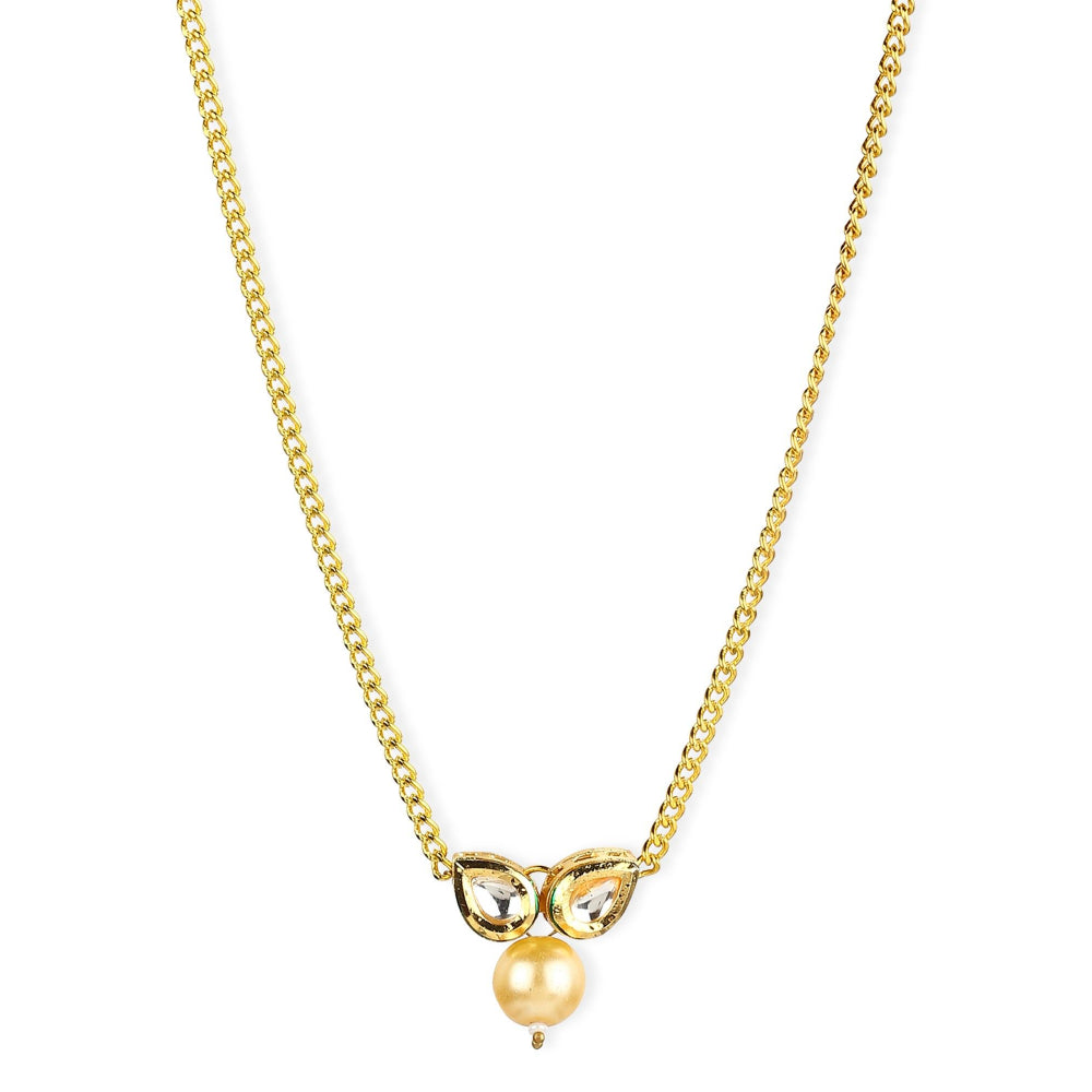 Ruby Raang Studio Gold Plated Kundan Necklace