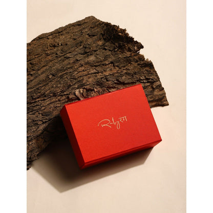 Ruby Raang Studio Gold Plated Kundan Headband with Pearls