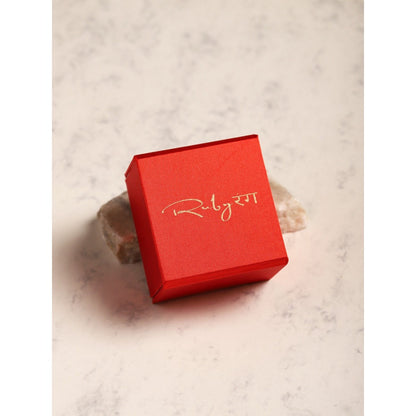 Ruby Raang Studio Blue Enamelled Gold Plated Kundan Bangle