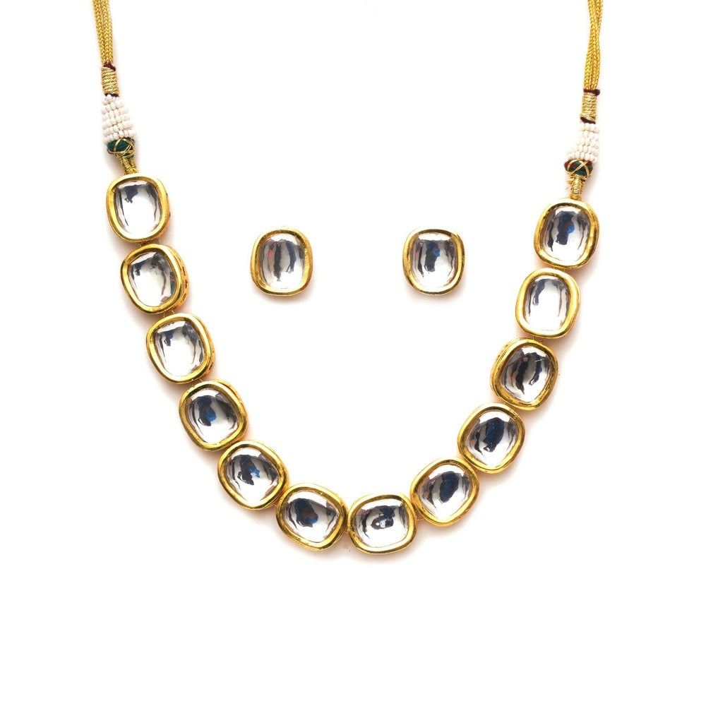 Ruby Raang Studio Kundan Choker with Studs
