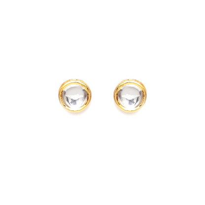 Ruby Raang Studio Kundan Gold Detailing Studs